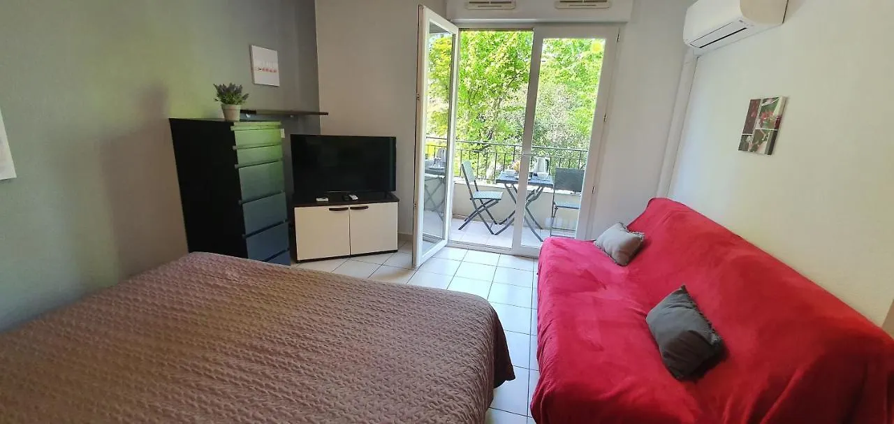 Villa Medicis Charmant Studio Climatise Port Riquier Acropolis Nice Apartment