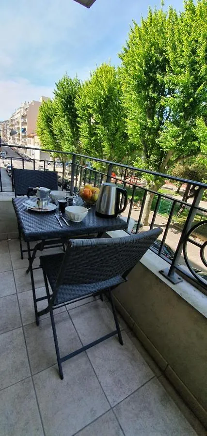 Villa Medicis Charmant Studio Climatise Port Riquier Acropolis Nice France